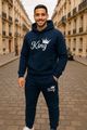 King Printed Cotton Fleece 2 Piece Tracksuit
