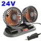 3 - Head Adjustable Car Fan 12V/24V – Dual SpeedAzizaK