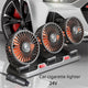 3 - Head Adjustable Car Fan 12V/24V – Dual SpeedAzizaK