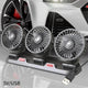 3 - Head Adjustable Car Fan 12V/24V – Dual SpeedAzizaK
