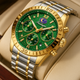 Poedagar Luxury Chronograph Watch – 3ATM Waterproof