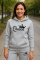 King Printed Cotton Fleece 2 Piece Tracksuit