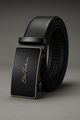 Premium Genuine Leather Men’s Belt with Automatic Ratchet Buckle – Elegant and Durable