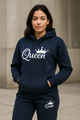 King Printed Cotton Fleece 2 Piece Tracksuit