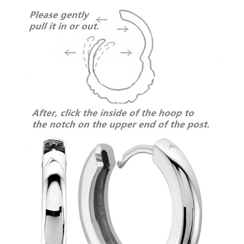 Pendientes de cristal blanco (925)