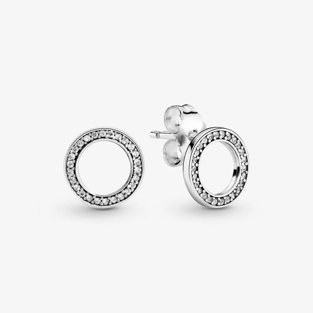 Genuino 925 pendientes de plata