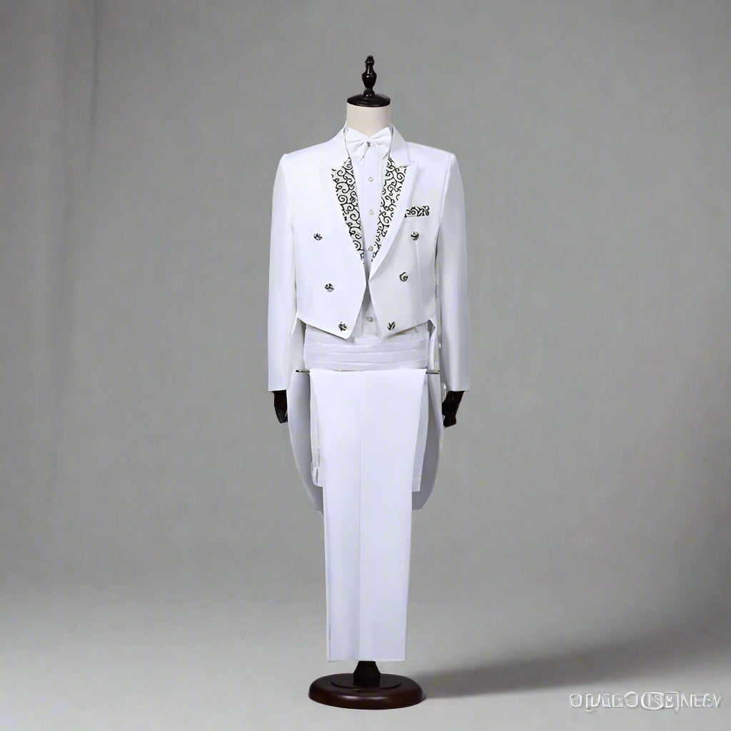 Tailcoat 3-Piece Suit – Formal Vest & Jacket Set for Special Occasions