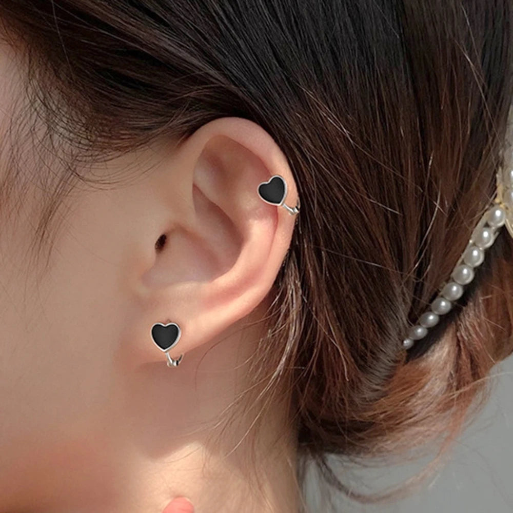 Nuevo redondo 925 pendientes de plata