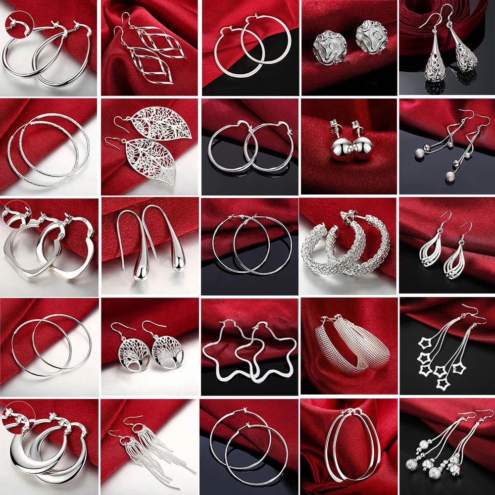 Pendientes de plata 925 de calidad superior