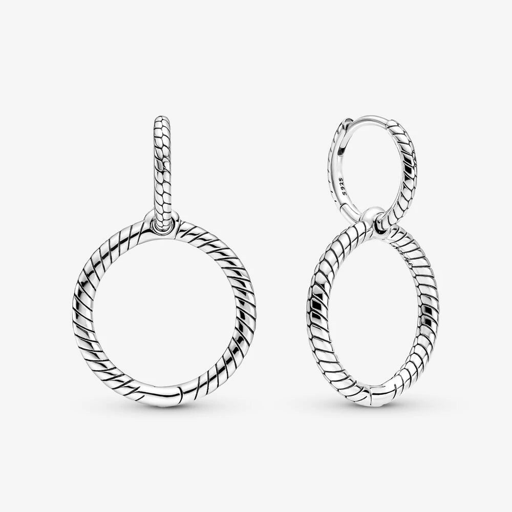 Genuino 925 pendientes de plata
