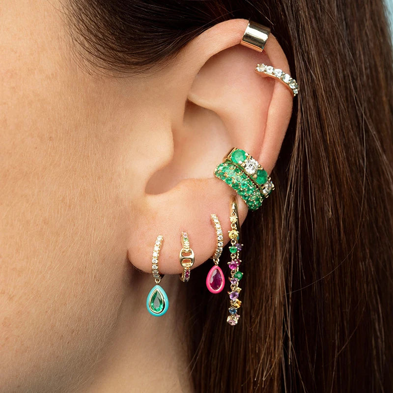 Pendientes para las mujeres dos (1PC 925) plata