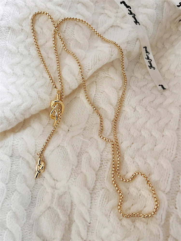 Sweater Chain Necklace