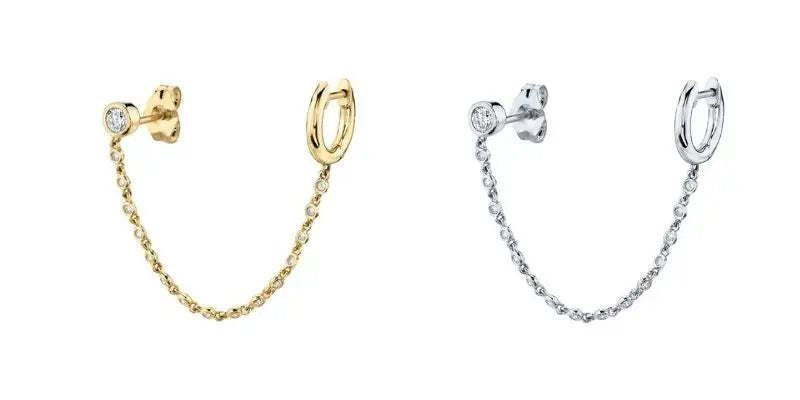 Pendientes para las mujeres dos (1PC 925) plata