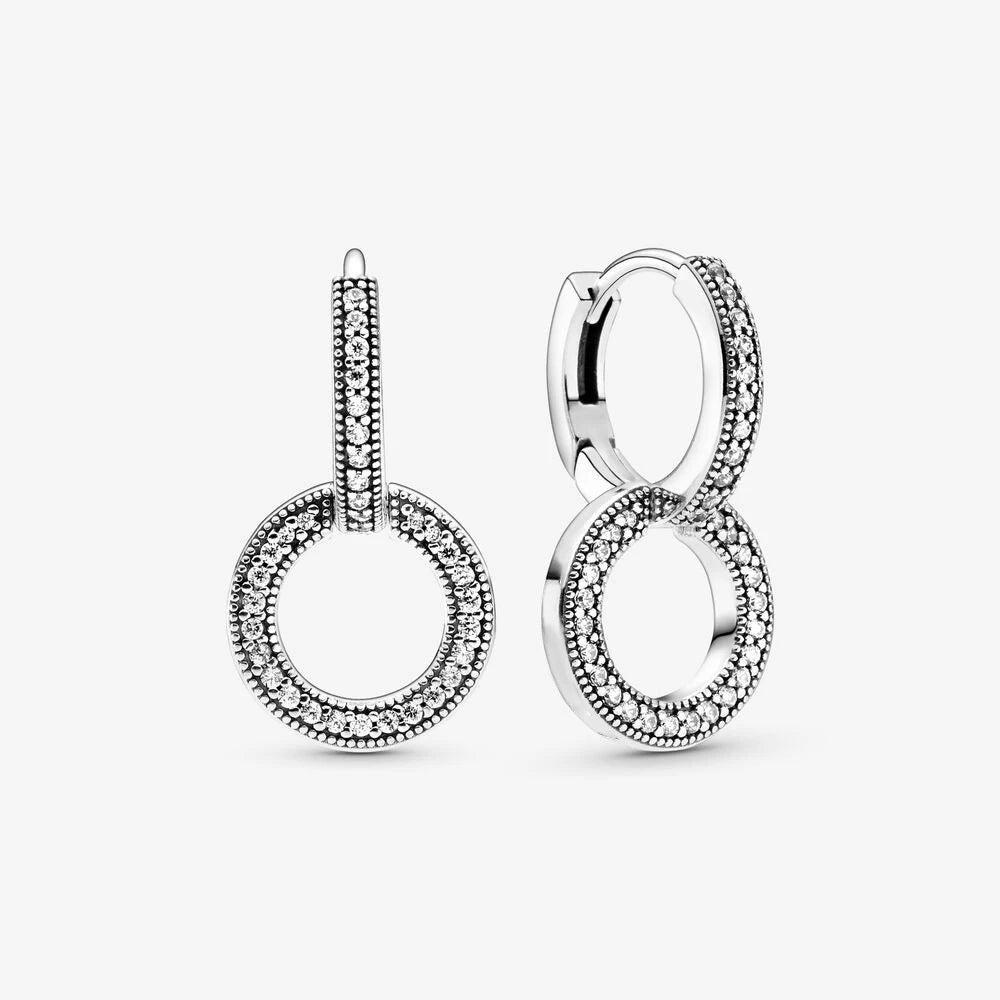 Genuino 925 pendientes de plata