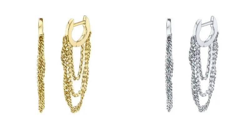 Pendientes para las mujeres dos (1PC 925) plata