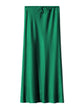Long black satin skirtsAzizaK