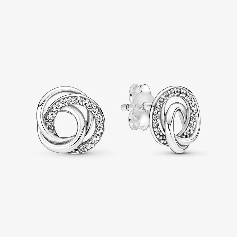 Genuino 925 pendientes de plata