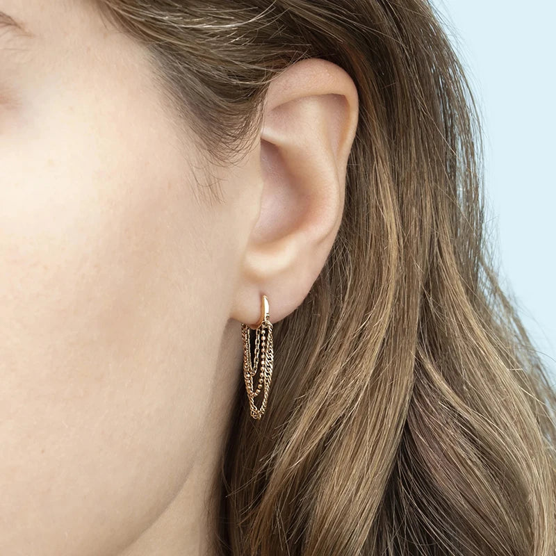 Pendientes para las mujeres dos (1PC 925) plata