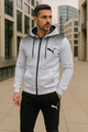 Hooded zip-up jacket + sweatpants