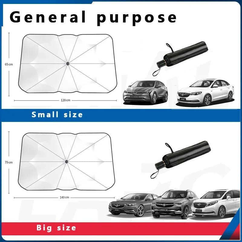 Car Windshield Sunshade Umbrella – UV ProtectionAzizaK