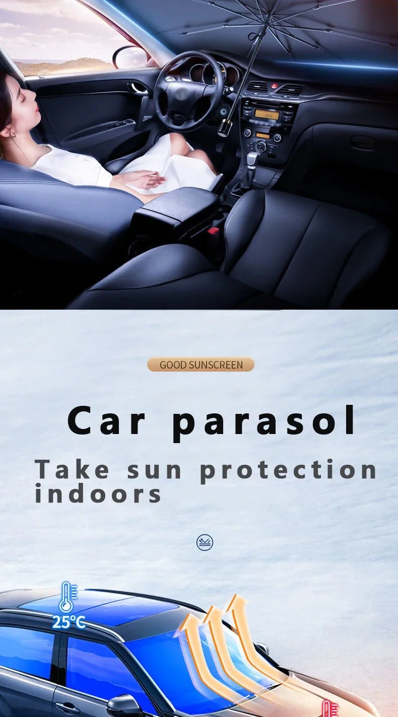 Car Windshield Sunshade Umbrella – UV ProtectionAzizaK