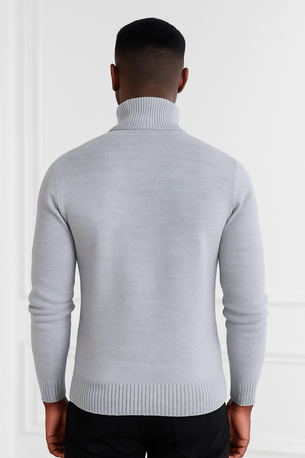 Casual chunky turtleneck sweaterAzizaK