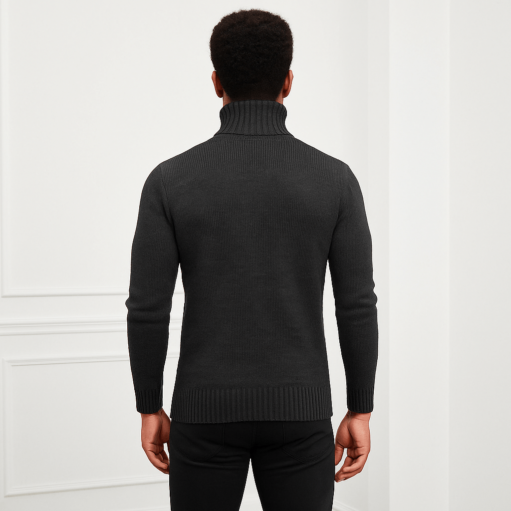 Casual chunky turtleneck sweaterAzizaK