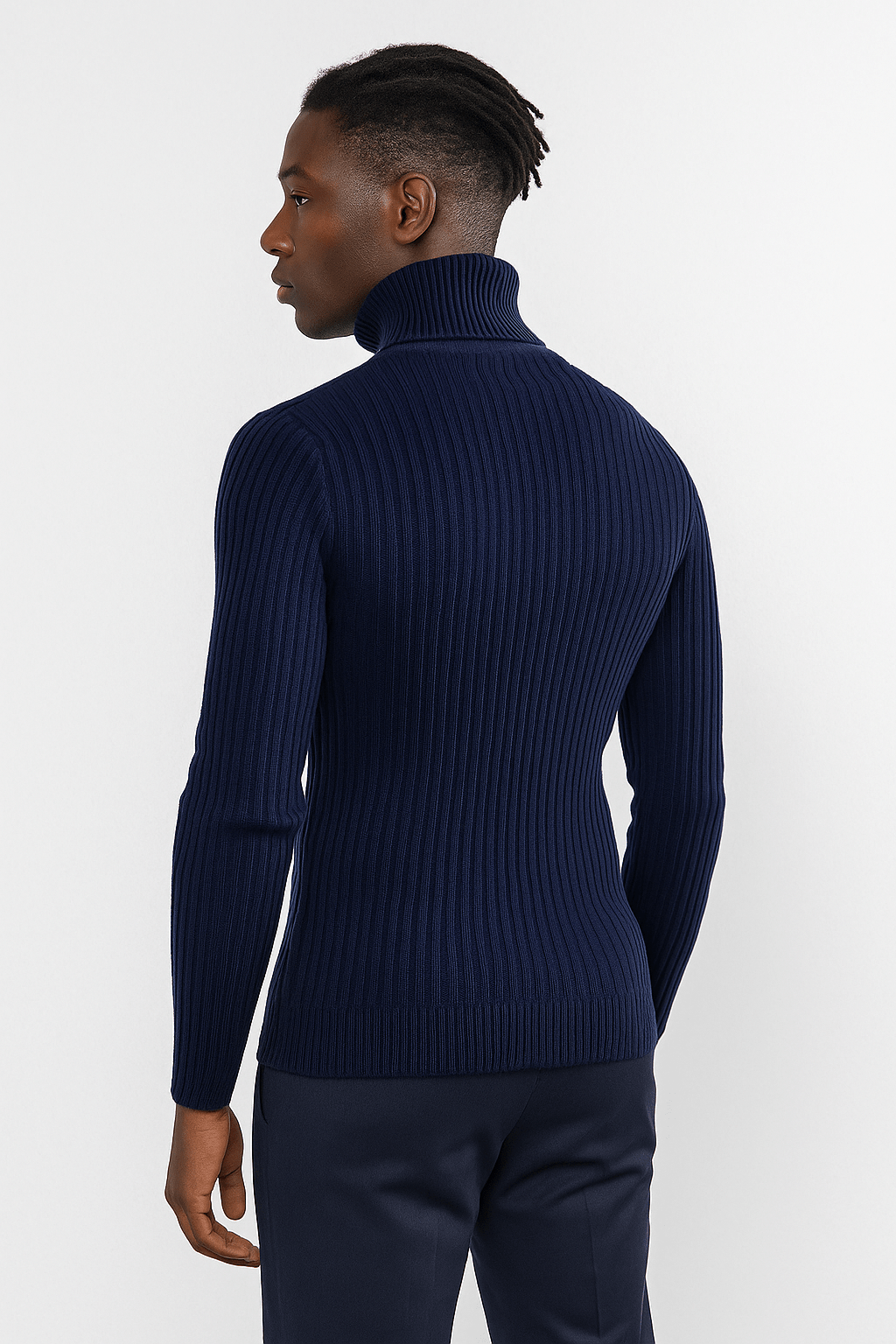Casual chunky turtleneck sweaterAzizaK