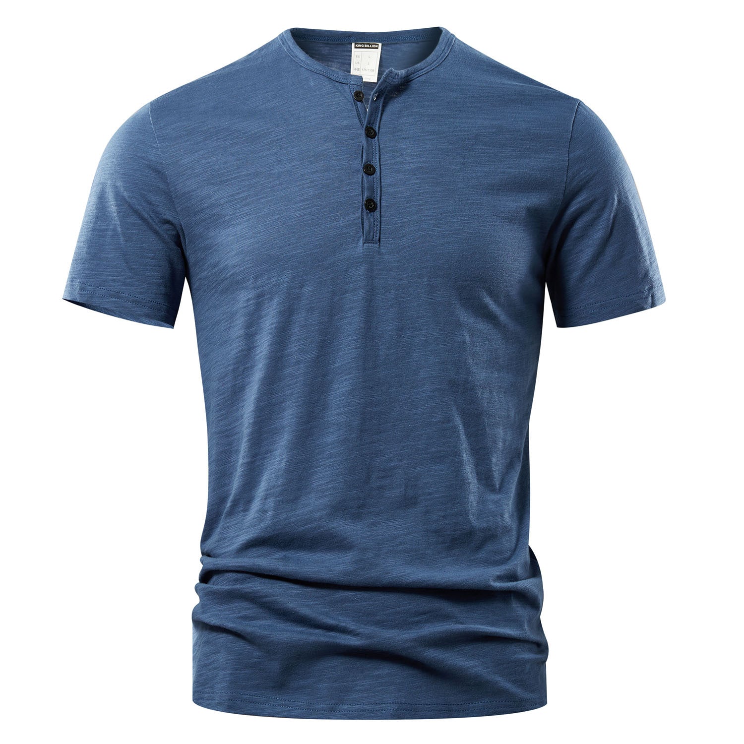 Casual Henley Neck T-Shirt – A Short Sleeve BasicAzizaK