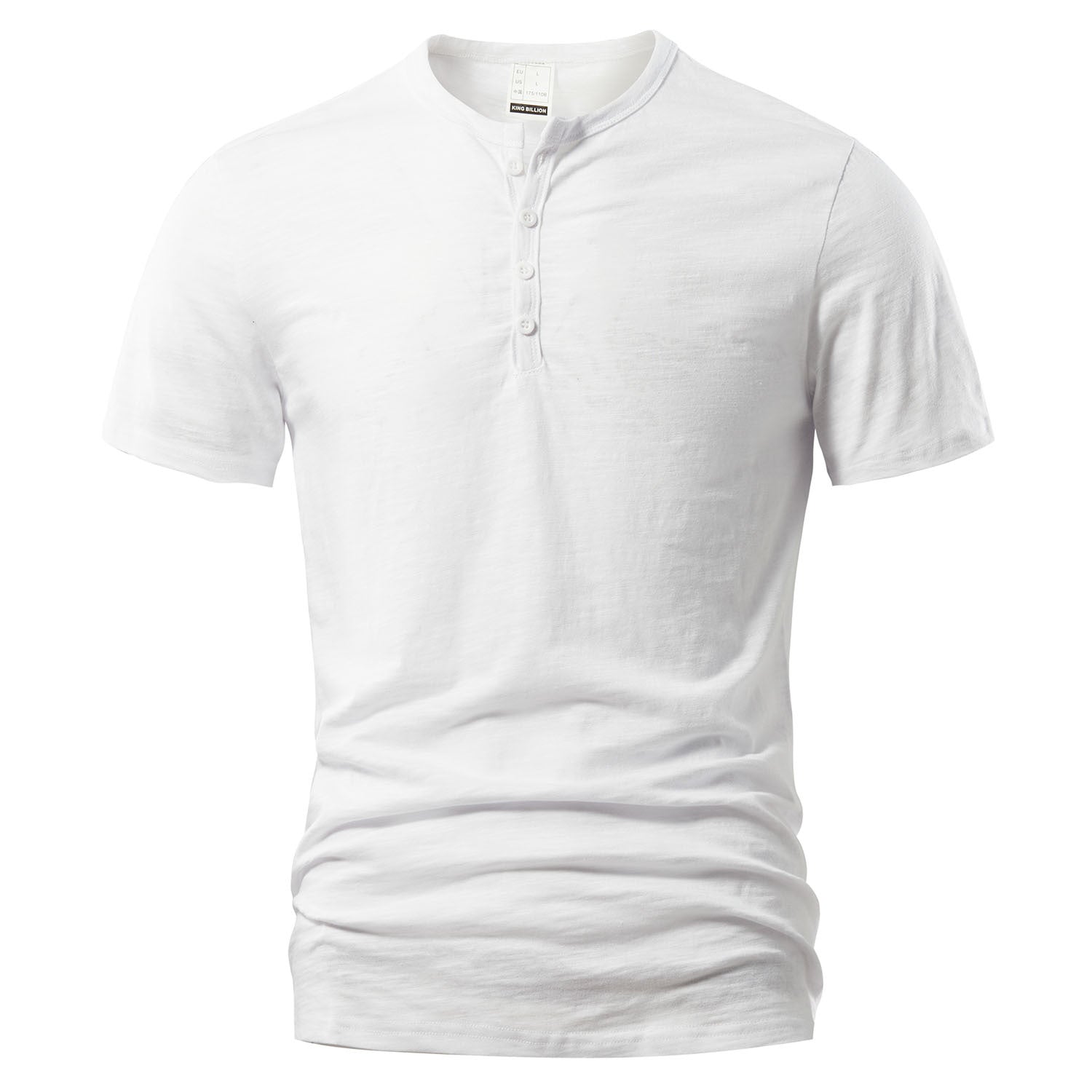 Casual Henley Neck T-Shirt – A Short Sleeve BasicAzizaK