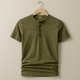 Casual Henley Neck T-Shirt – A Short Sleeve BasicAzizaK