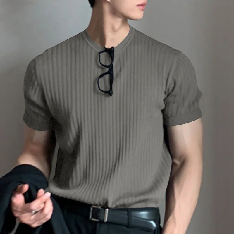 Casual luxury crew neck t-shirt,AzizaK