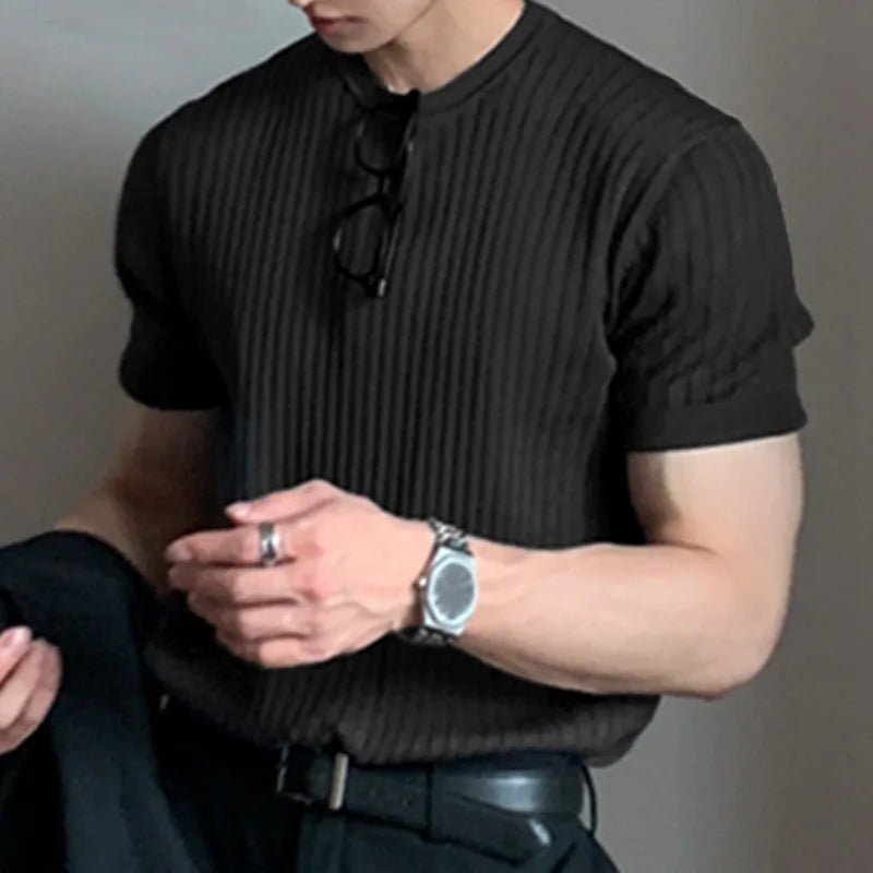 Casual luxury crew neck t-shirt,AzizaK