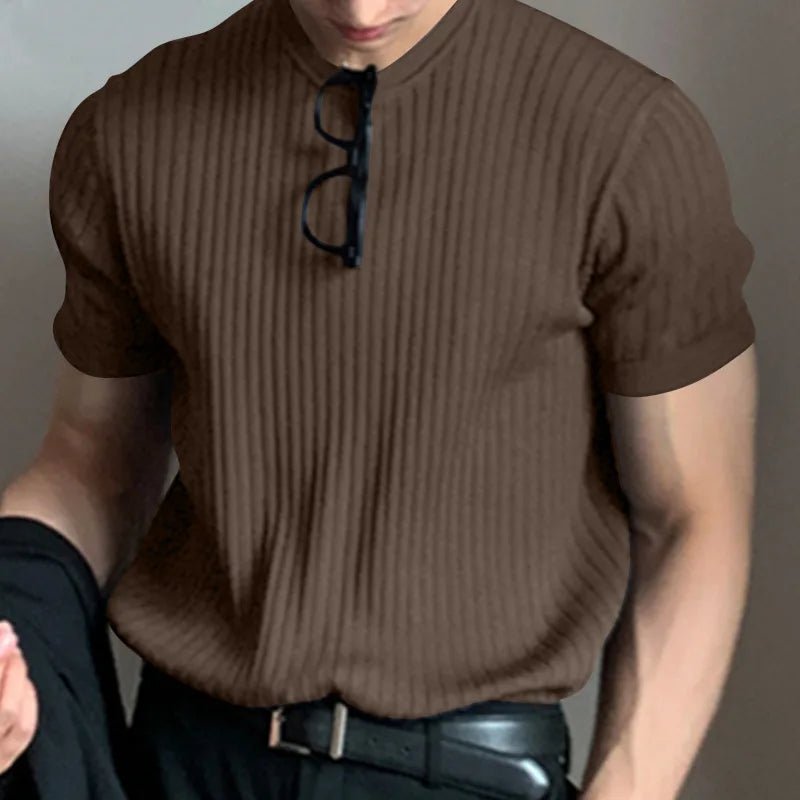 Casual luxury crew neck t-shirt,AzizaK