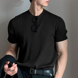 Casual luxury crew neck t-shirt,AzizaK