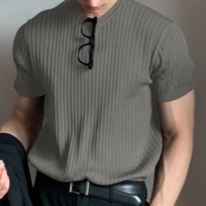Casual luxury crew neck t-shirt,AzizaK