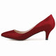 Classic Mid - Heel Pumps – Women’s Pointed Toe HeelsAzizaK