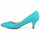 Classic Mid - Heel Pumps – Women’s Pointed Toe HeelsAzizaK