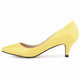 Classic Mid - Heel Pumps – Women’s Pointed Toe HeelsAzizaK