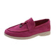 Colorful Suede Loafers – Women’s Casual Slip - On ShoesAzizaK