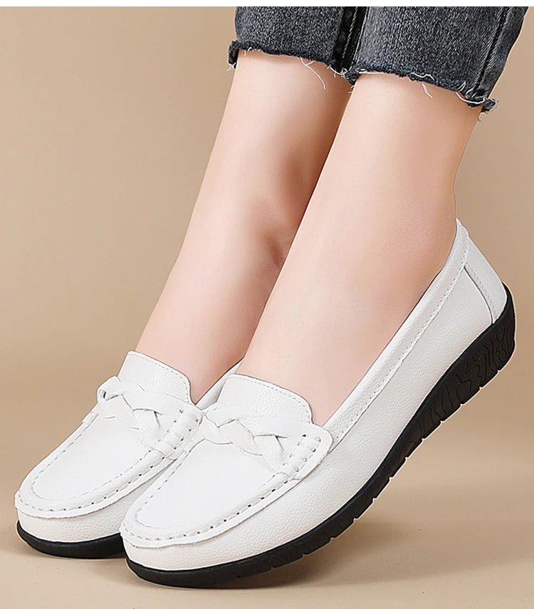 Comfort Loafers – Women’s Soft Slip - On FlatsAzizaK