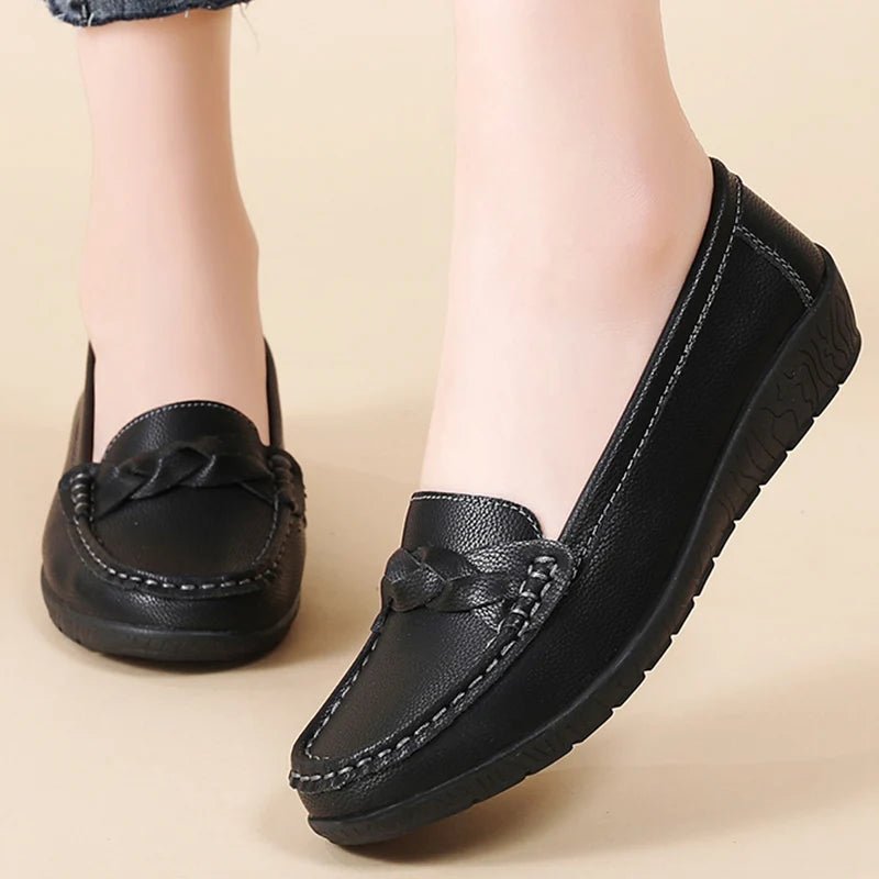 Comfort Loafers – Women’s Soft Slip - On FlatsAzizaK