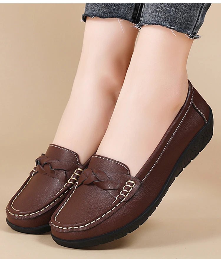 Comfort Loafers – Women’s Soft Slip - On FlatsAzizaK