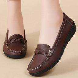 Comfort Loafers – Women’s Soft Slip - On FlatsAzizaK