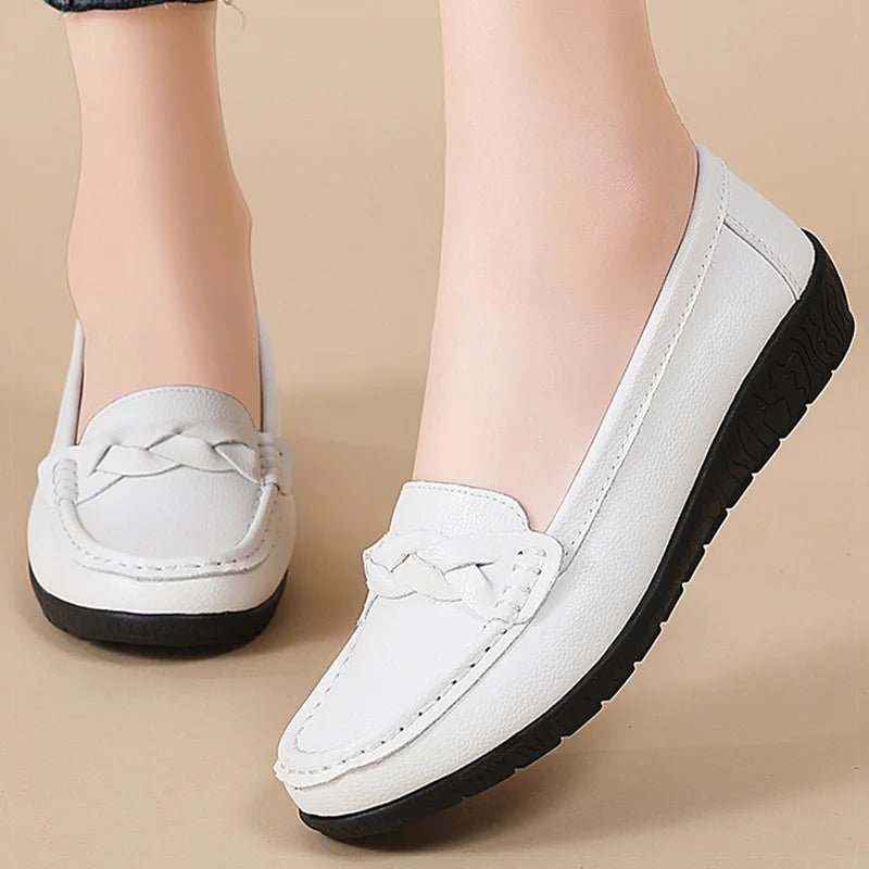Comfort Loafers – Women’s Soft Slip - On FlatsAzizaK
