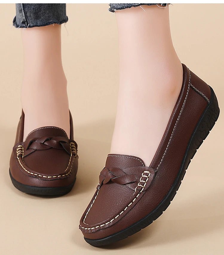 Comfort Loafers – Women’s Soft Slip - On FlatsAzizaK