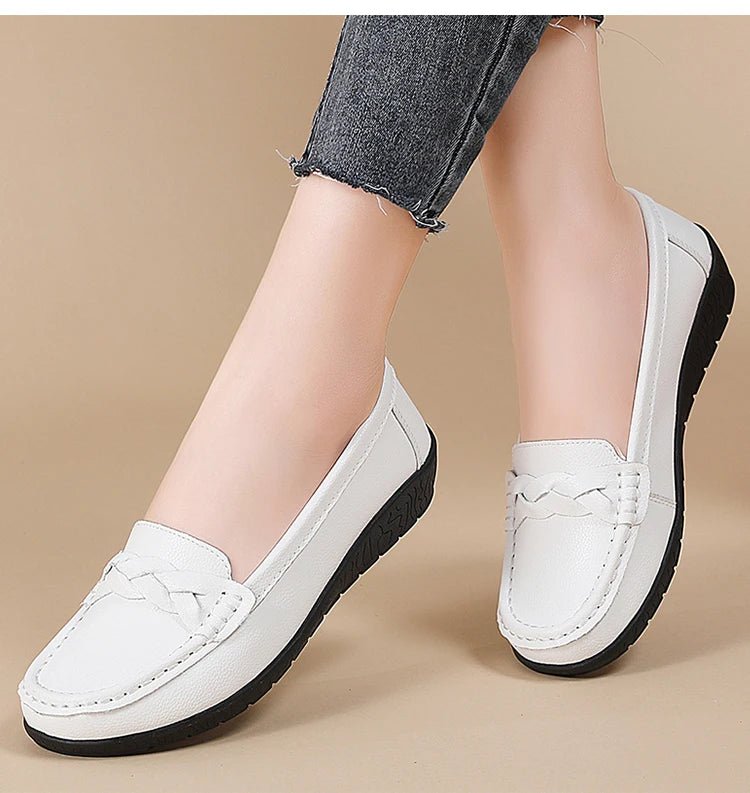 Comfort Loafers – Women’s Soft Slip - On FlatsAzizaK