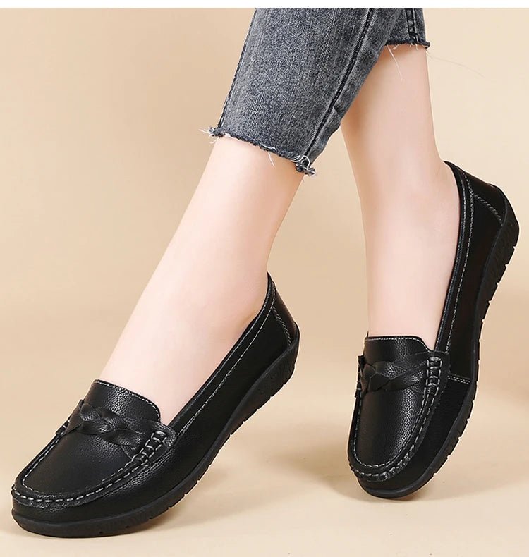 Comfort Loafers – Women’s Soft Slip - On FlatsAzizaK