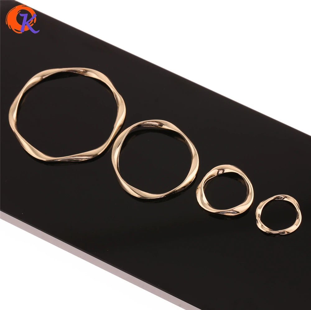 Cordial Design DIY Handmade Jewelry Accessories Customized Beads for Earrings and Rings 100Pcs 16MM 21MM 32MM 42MM SizeAzizaK