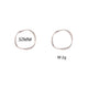 Cordial Design DIY Handmade Jewelry Accessories Customized Beads for Earrings and Rings 100Pcs 16MM 21MM 32MM 42MM SizeAzizaK